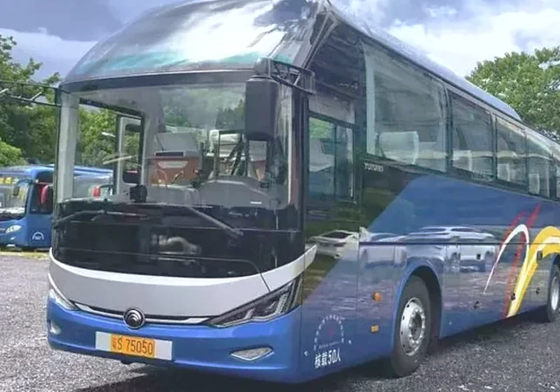 东莞55座双层大巴实拍